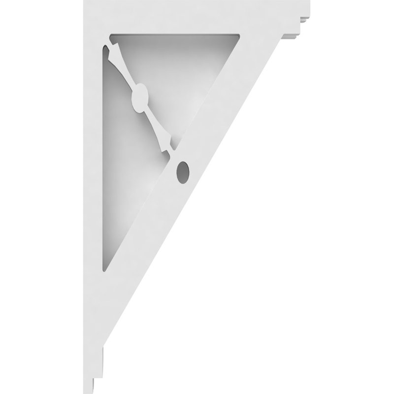 1 7/8"W X 7 1/2"D X 13"H Artisan Architectural Grade PVC Corbel, 13" H x 7.5" W x 1.875" D