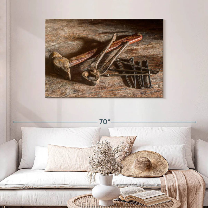 Alcaraz Old Tools, 30" H x 45" W