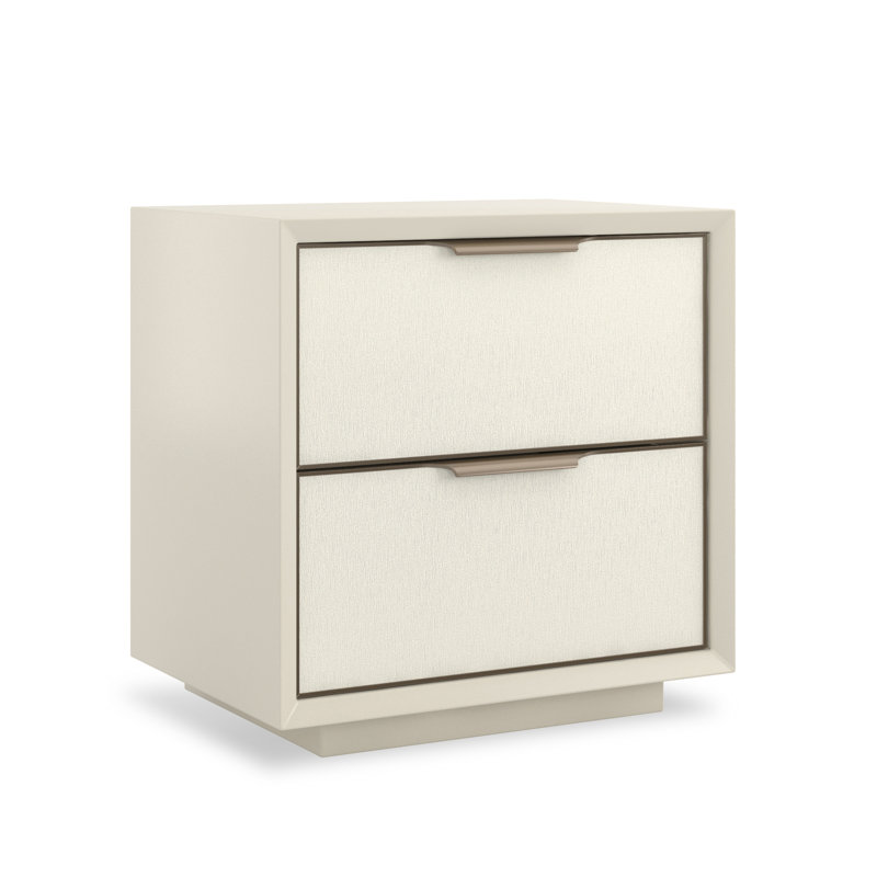Wrap 2 - Drawer Nightstand, Beige