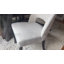 Chaise de salle à manger Nakenzie en lin avec pieds en bois massif (ensemble de 2)-1032743600
