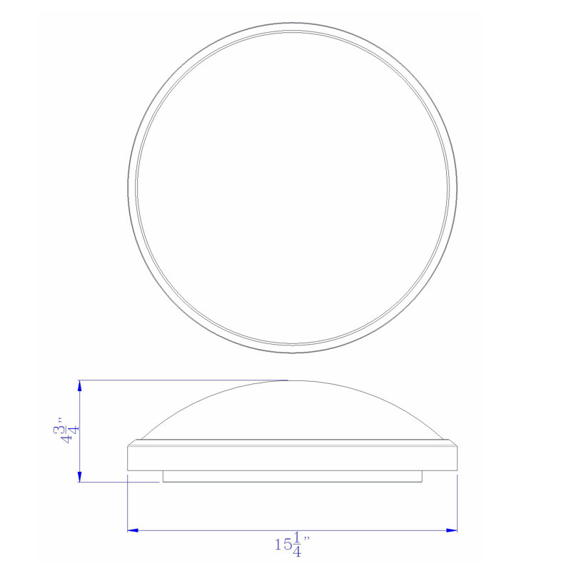 Arsav Glass LED Flush Mount