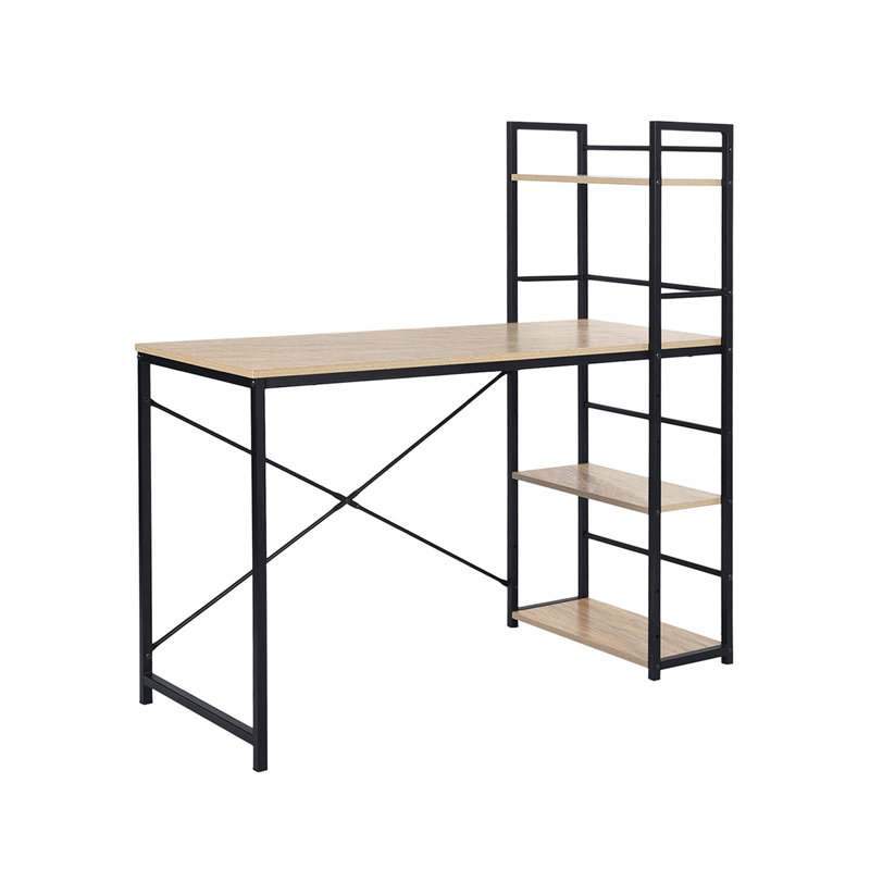 Morgan Hill Metal Base Writing Desk, Oak
