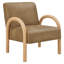 Chaise d'appoint rembourrée en similicuir Lunet-2028224516-2028224518