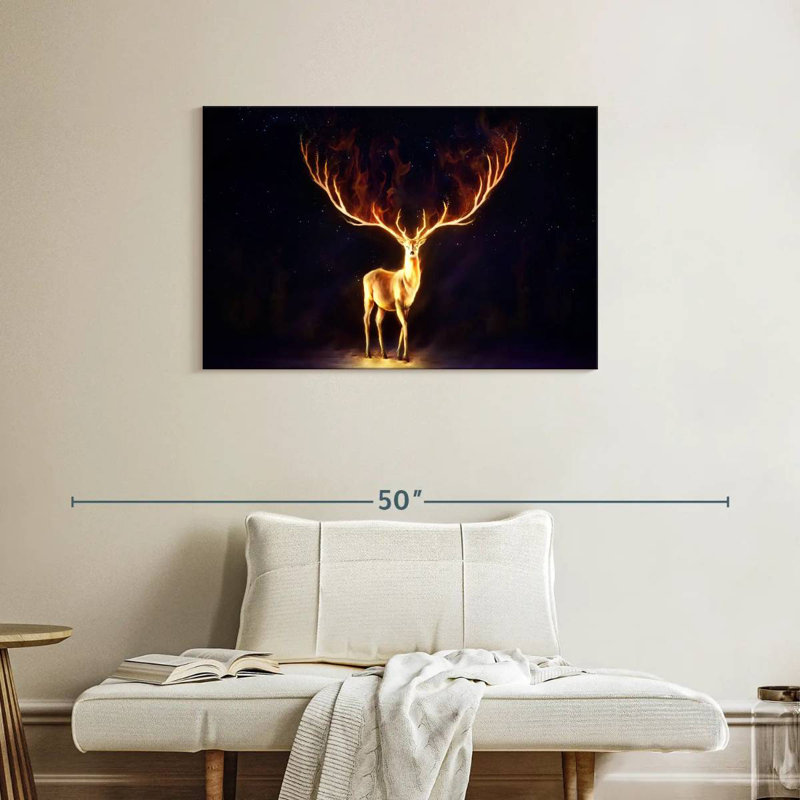 Kelan Fire Walker, 24" H x 36" W