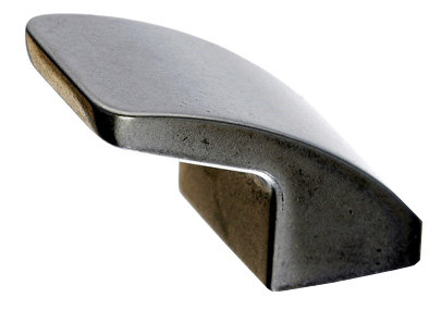 Thumb 1 1/4" Length Novelty Knob, Pewter Antique