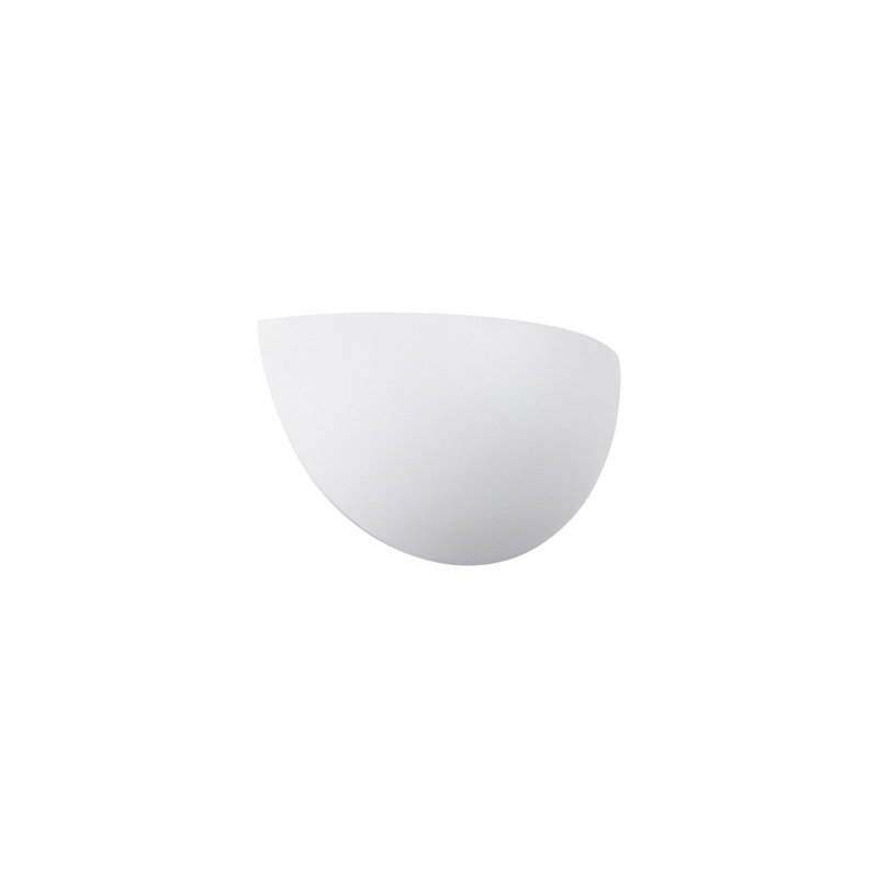 Applique demi-lune à intensité variable à 1 lumière Akena, Blanc, 2700 K