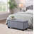 Bryne Upholstered Flip Top Storage Bench