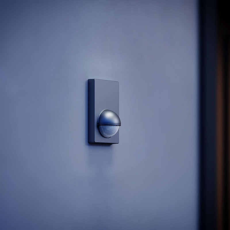 Motion Sensor IS 180-2 PIR Wall Mount 12 m Reach Adjustable 1000 W, Anthracite