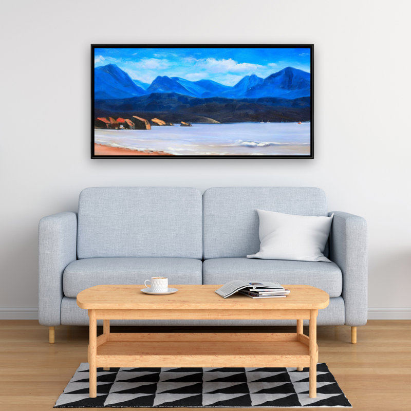 Scotland calm eddies - 24"x48" Framed canvas