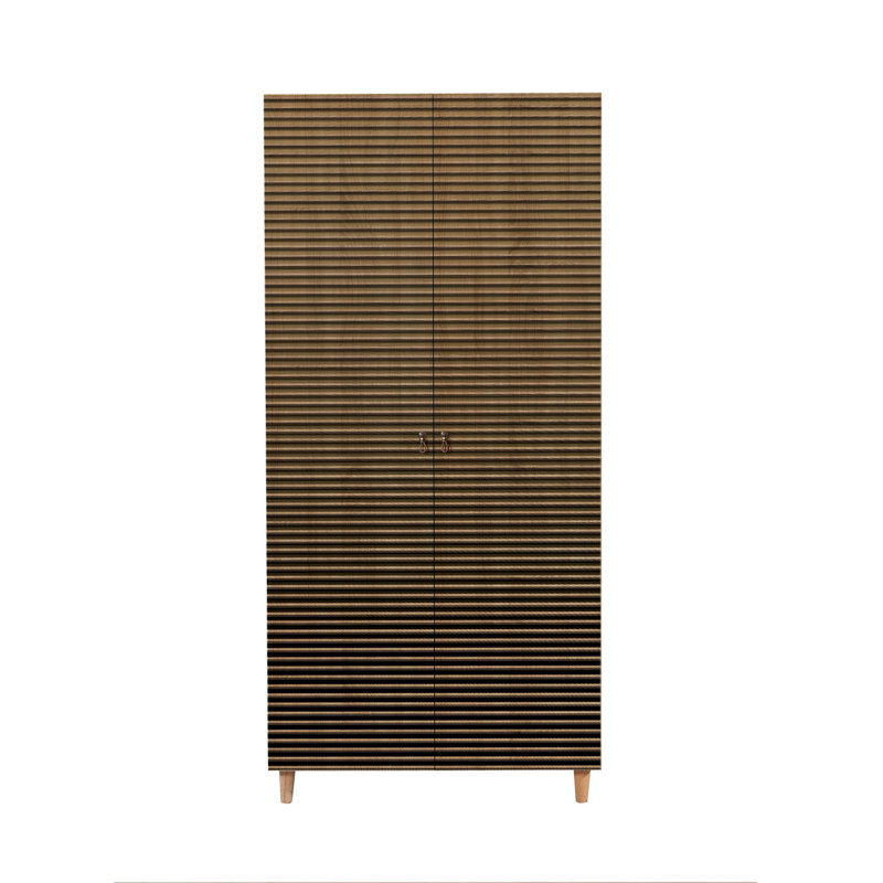 Ginevra  2 Door Manufactured Wood Wardrobe, Yellow