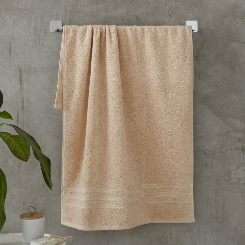 Zero Twist 100% Cotton Bath Towel, Natural
