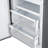 Guardia 46.8-Inch Side-by-Side Bottom Freezer Refrigerator Stainless Steel, 21.6 cu.ft.