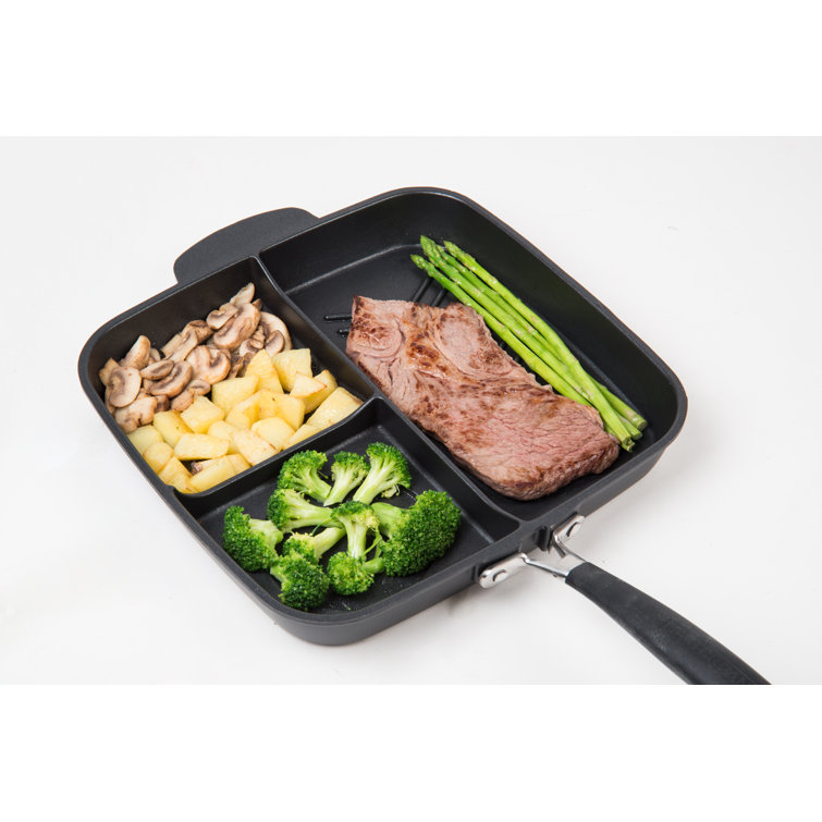 MasterPan - 5-in-1 Multi-Sectioned Nonstick Skillet