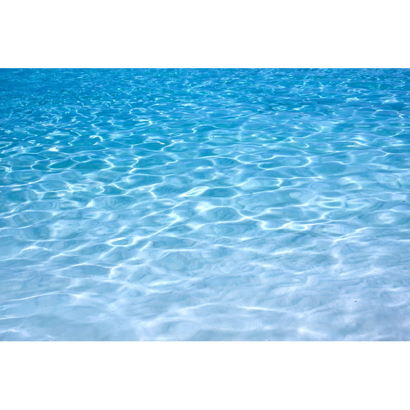 Shining Blue Water by Preto_perola - Wrapped Canvas Print, 51cm H x 76cm W x 3.8cm D