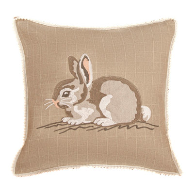 Bunny Throw Pillow 18" x 18"