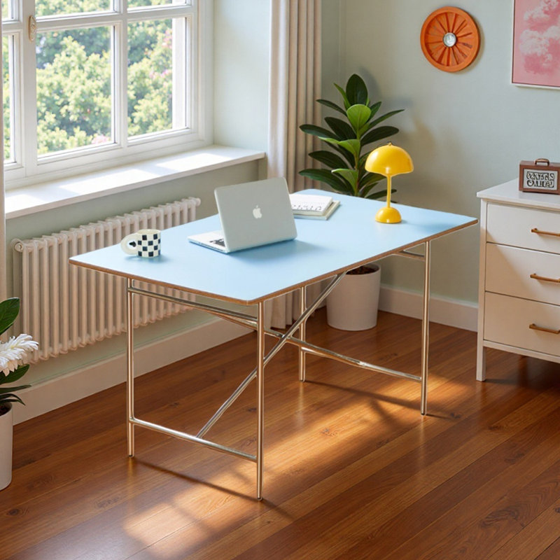 Bureau d'écriture rectangulaire moderne et minimaliste, H 29,13 po x l 55,11 po x P 31,49 po