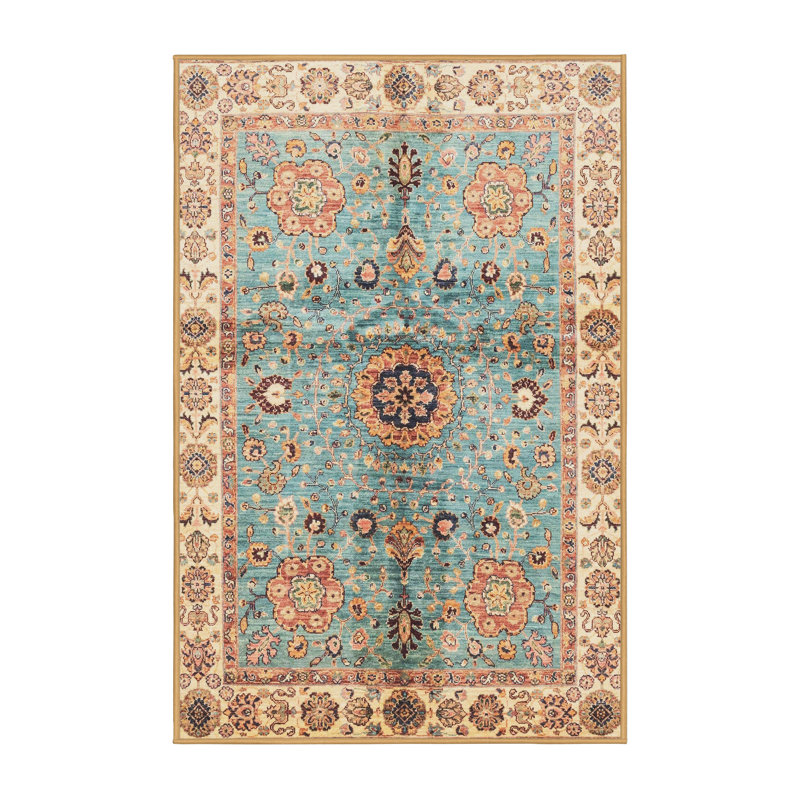 Abstract Indoor Rug, Rectangle 7' x 9'