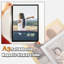 Black Magnetic Picture Frame - Frames Included: 10