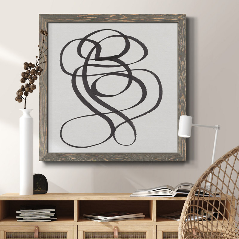 «Close To The Edge I», reproduction carrée sur toile, H 20 po x l 20 po x P 1,5 po, Cadre gris