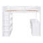 Lit mezzanine double avec échelle, tablettes et bureau-1405089311-1405089310