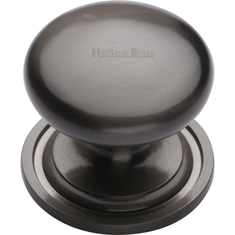 Heritage Brass Heritage Cabinet Knob Round Design, 4.2cm H x 4.8cm W x 4.8cm D, Matt Bronze