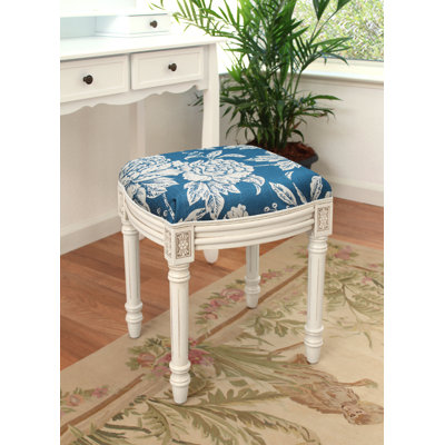 Loretta Solid Wood Accent Stool