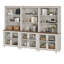 Bibliothèque en bois massif et manufacturé Scarlett-1225299509