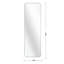 Miroir de porte argenté 47 x 14 po.-882833927