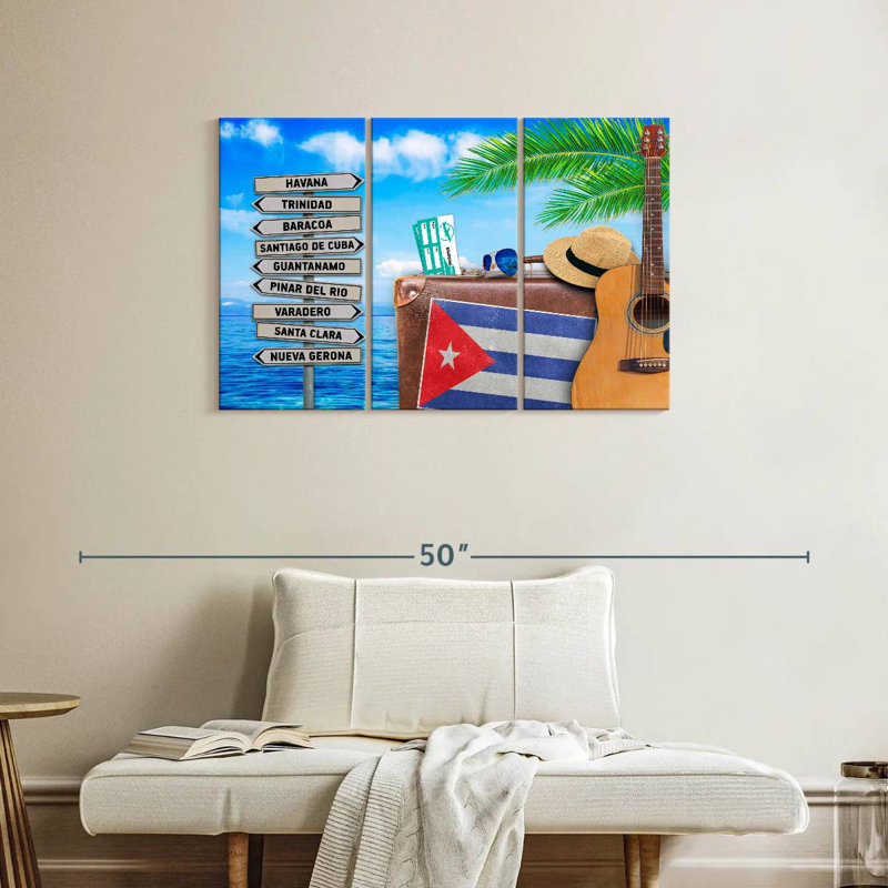 Borges Cuban Summer Holiday, H 24 po x l 38 po