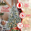 Arbre de Noël 4 pi avec flocage