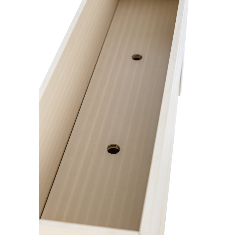 William Window Garden Box Planter, 7.5" H x 30" W x 7.3" D