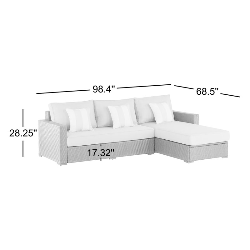 Serta Laguna Sectional with Cushions
