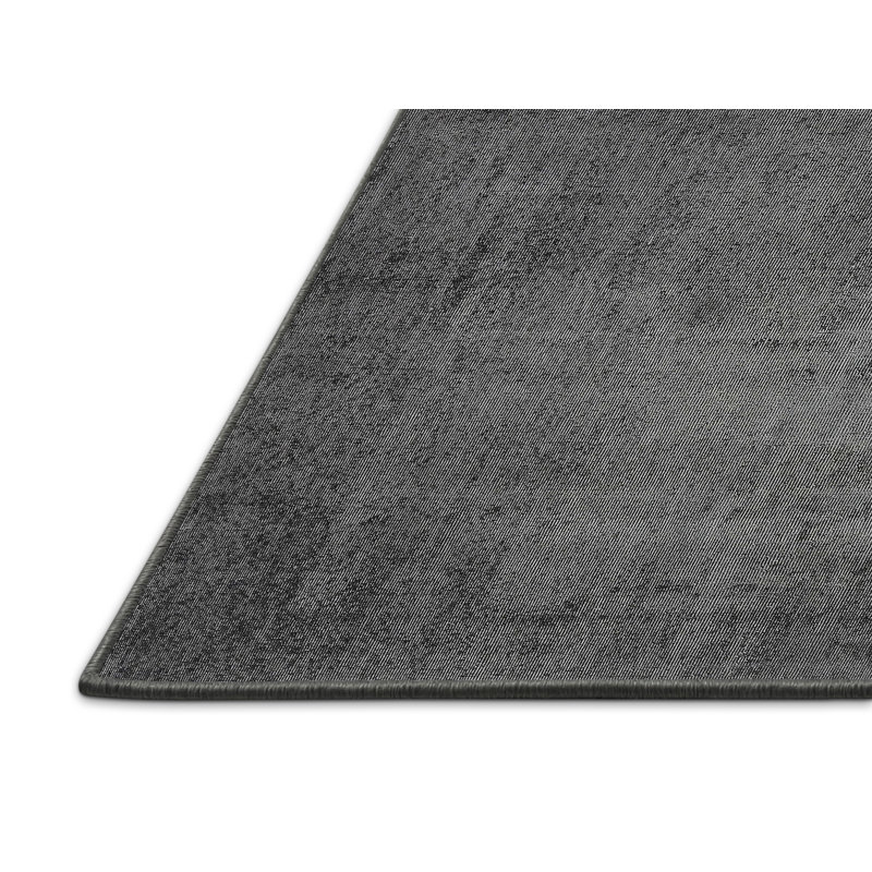 Tapis traditionnel gris anthracite Cattaraugus, Rectangle 2 pi x 5 pi