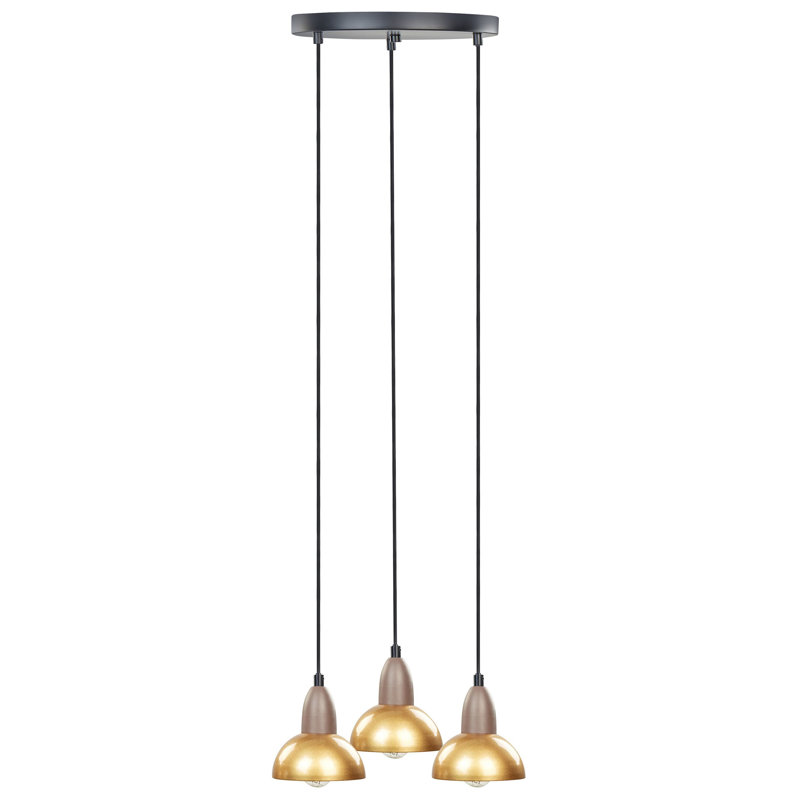 Castaly 3 - Light Brass Cluster Pendant
