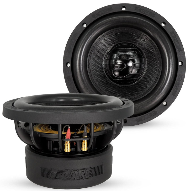 Caisson de basses 5 composants de 6,5 po avec 4 haut-parleurs de 1000 W et 4 W maximum