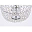 Luminaire bol suspendu unique à 3 lumières avec accents de cristal-1552886175-1552886179