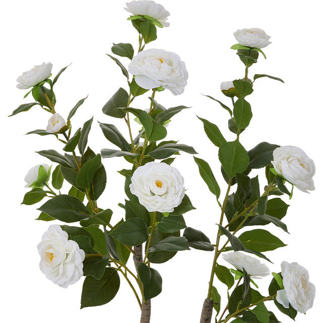 90cm Faux Camellia Tree Tree in Pot