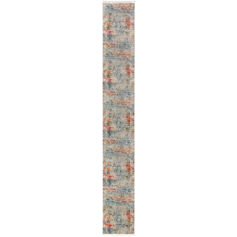 Mekeba Abstract Indoor Rug, Runner 2'7" x 19'8"