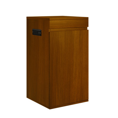  Petit support pour aquarium 10-15 gallons avec armoire de rangement et prises de courant latérales brun noyer