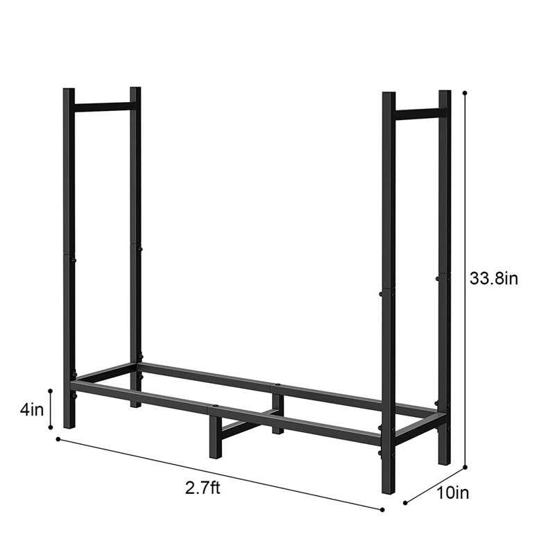 Kulthoom 32.4'' W Metal Log Rack