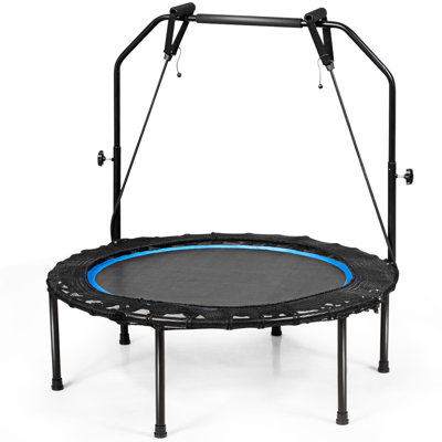 Parrish Freeport Park 40cm Round Fitness Trampoline with Handlebar