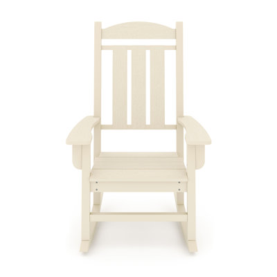 Fauteuil à bascule Classic Classic Beige - Fabriqué en bois d'œuvre pour le jardin