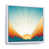 White Floater Framed