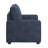 Beaulah Modern Fabric Upholstered Square Arm Living Room Chair-100138383