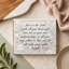 Plaque de table « Ayez confiance en le Seigneur » 4x3