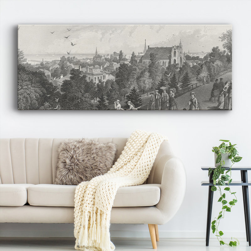 " City Of Cleveland ", 24" H x 60" W x 1.5" D