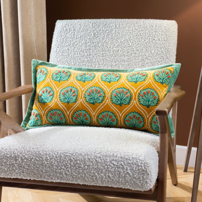 Briauna Floral Rectangular Cushion