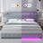 Kendrall Upholstered Storage Bed Frame with Adjustable Headboard & LED Lighting-138753233-138753261
