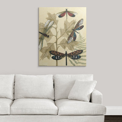 «Graphic Dragonflies I» par Megan Meagher, impression