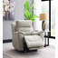 Fauteuil inclinable électrique en cuir synthétique Marsha